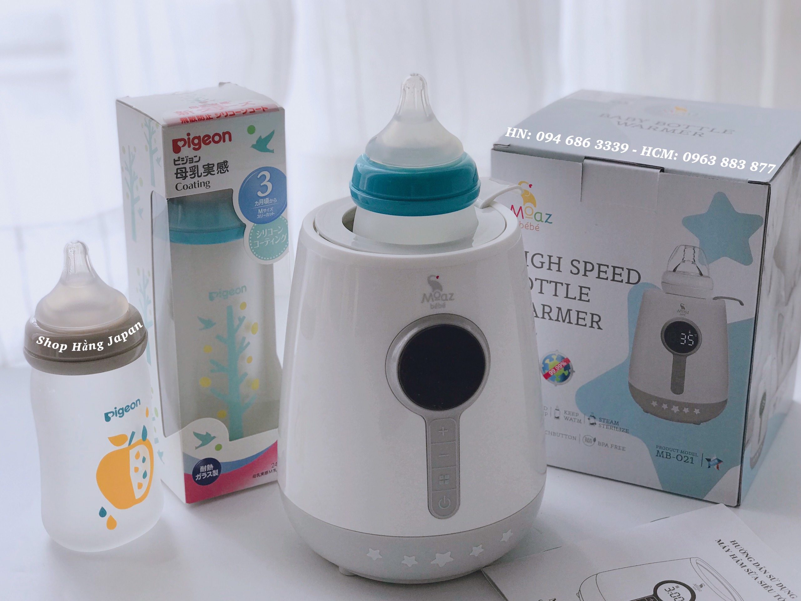 [HCM][H0T NHÂT 2021] Máy Hâm Sữa Siêu Tốc Moaz Bébé MB021 Chỉnh Nhiệt Độ Linh Hoạt Làm Nóng Sữa Với 3 chức năng Giữ Ấm Và Tiệt Trùng MB021 Giúp Mỗi Cữ Sữa Đêm Máy Hâm Sữa Có Độ Bền Cao Có Phím Cảm Ứng Màn Hình LED