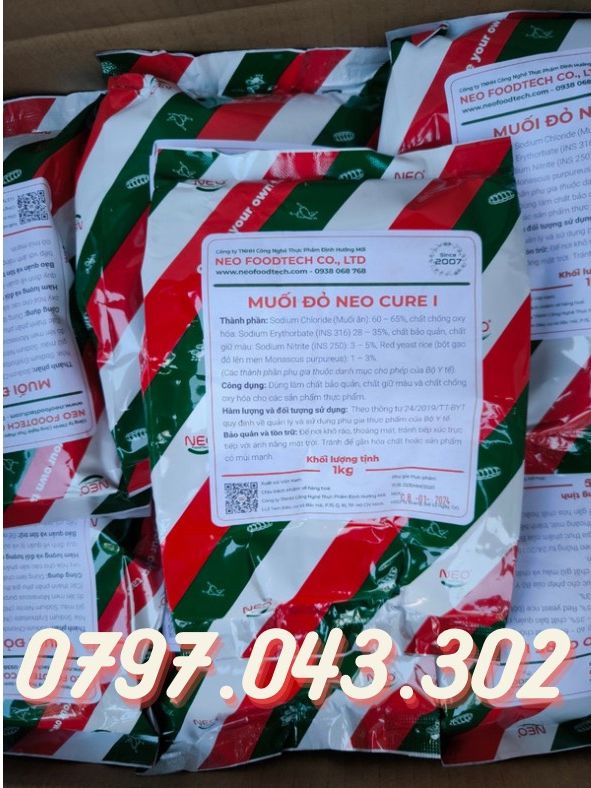 Muối đỏ neo cure 1
