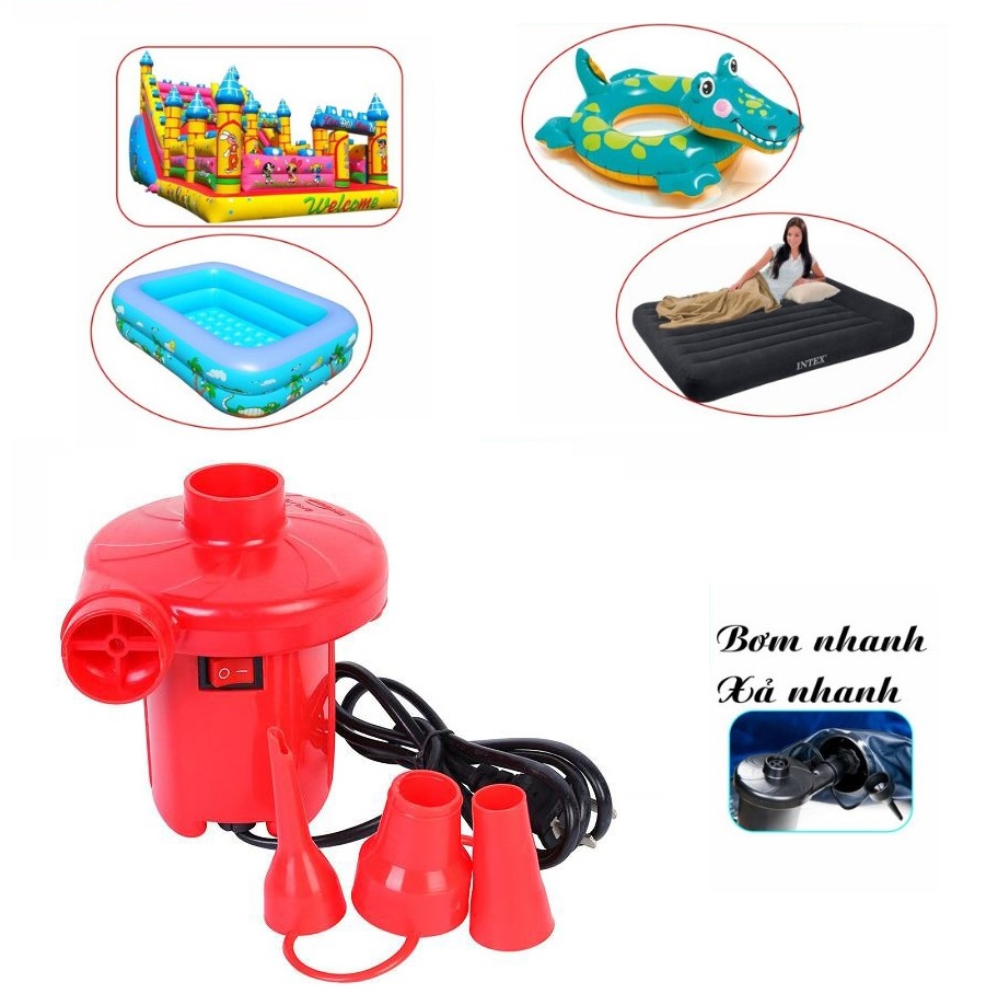 Máy bơm hơi điện usa wenbo 50w hút thổi 2 chiều - bơm hút chân không - bơm hơi cho bể phao bơi, bơm điện 2 chiều chuyên dùng cho mọi gia đình