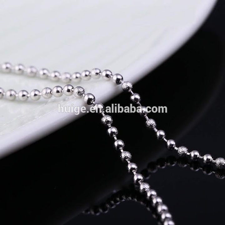 Dây chuyền bi titan cao cấp D01 dây chuyền nam nữ bi ball chain