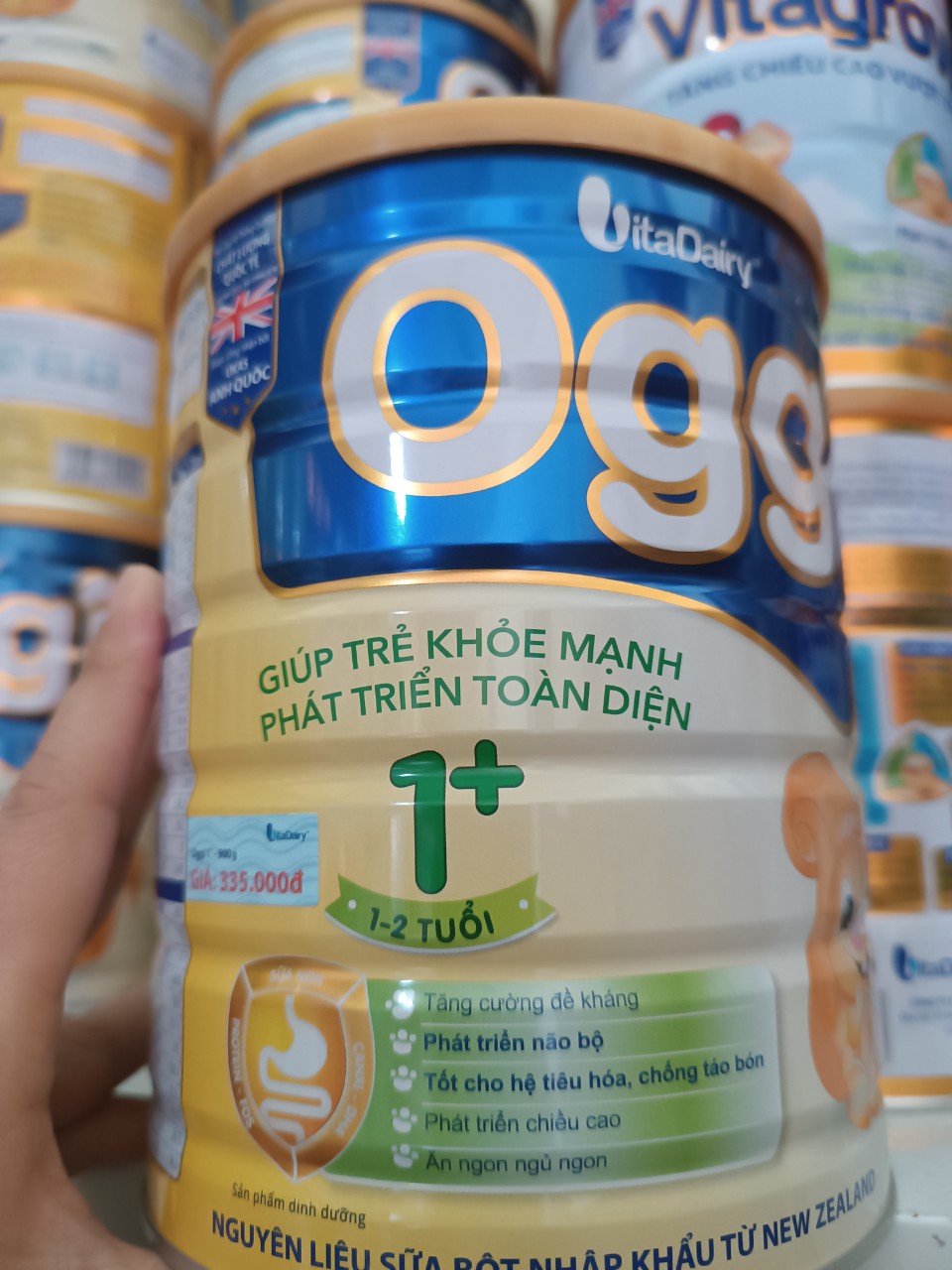 Sữa Oggi 1+ phát triển toàn diện 900g