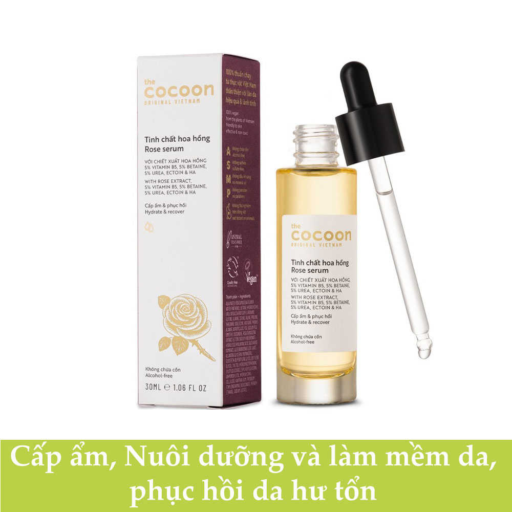 Tinh chất hoa hồng cocoon 30ml serum dưỡng da
