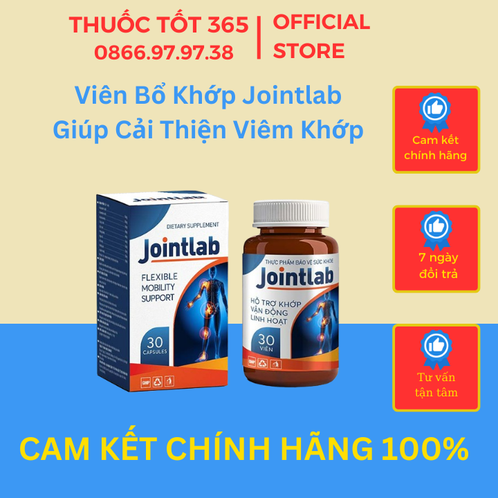 Viên xương khớp Jointlab 🍀🍀 Jointlab Chính Hãng Hộp 30 Viên Thuốc Tốt 365