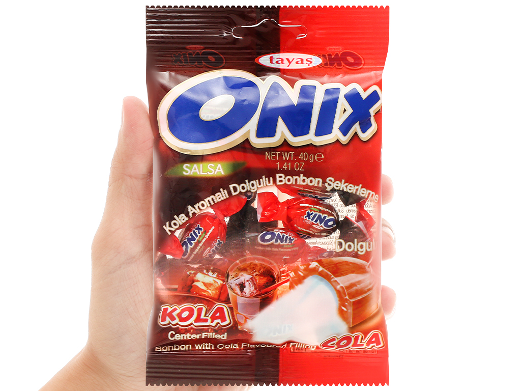 Combo 10 gói kẹo onix salsa vị cola gói 40g
