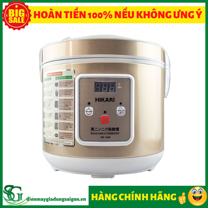 [HCM]Máy làm tỏi đen HIKARI HR-1688