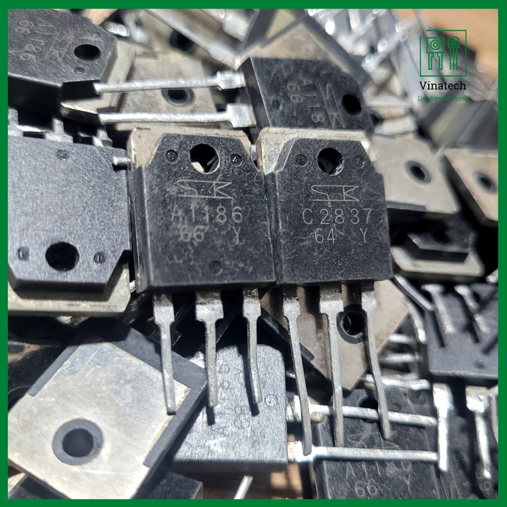 Cặp sò sanken A1186 - C2837 tháo máy loại tốt chính hãng- Vinatech