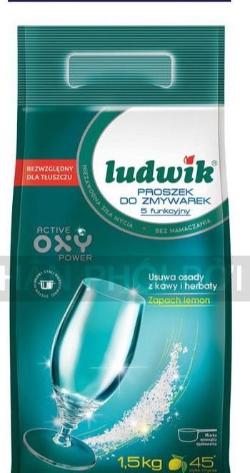 Hoàn Tiền 10% Bột rửa bát tổng hợp Ludwik 1.5kg tặng 100 gam muối