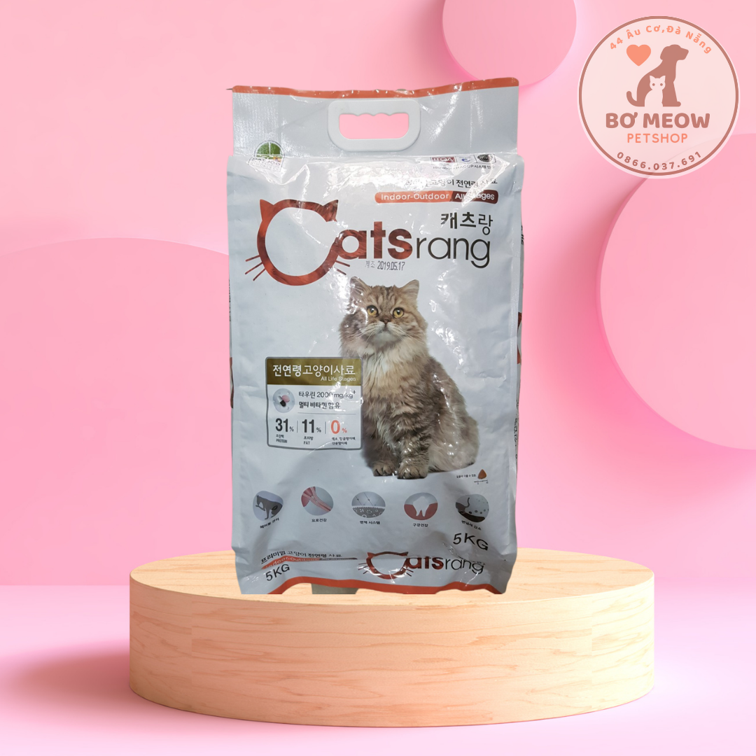 Catsrang thức ăn cho mèo mọi lứa tuổi túi chia 1kg