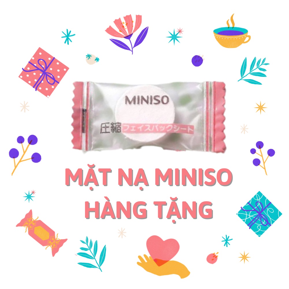 Mask mặt nạ dưỡng ẩm miniso viên nén dạng giấy hàng tặng khách 1k dưỡng ẩm da mặt làm trắng và săn chắc trẻ hóa làn da