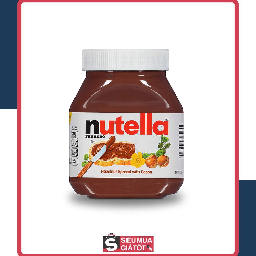 Socola mứt hạt dẻ chocolate nutella hazelnut cocoa 750g xuất xứ mỹ