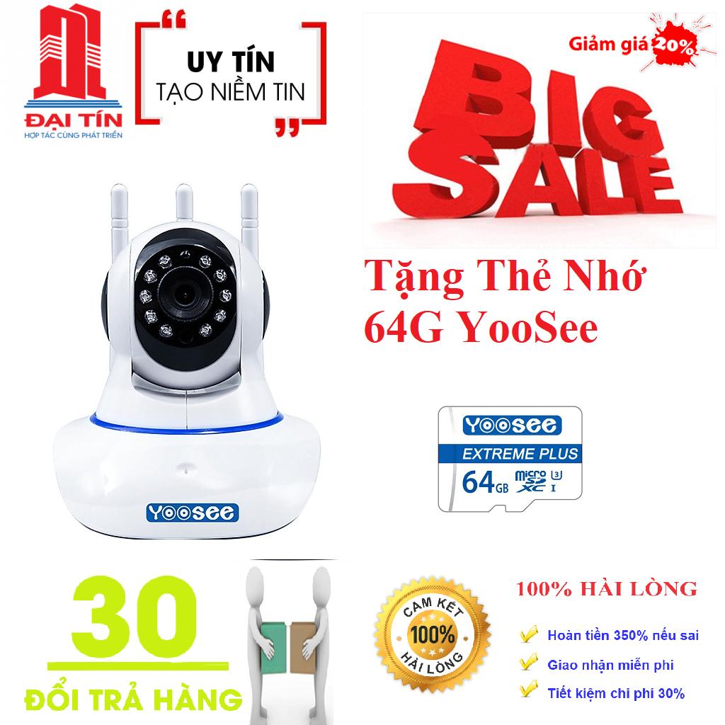 [ TẶNG KÈM THẺ NHỚ 128G ] - CAMERA WIFI - YOOSEE WIFI 5 RÂU SIÊU NÉT 2.0 FULL HD 1920 x 1080P
