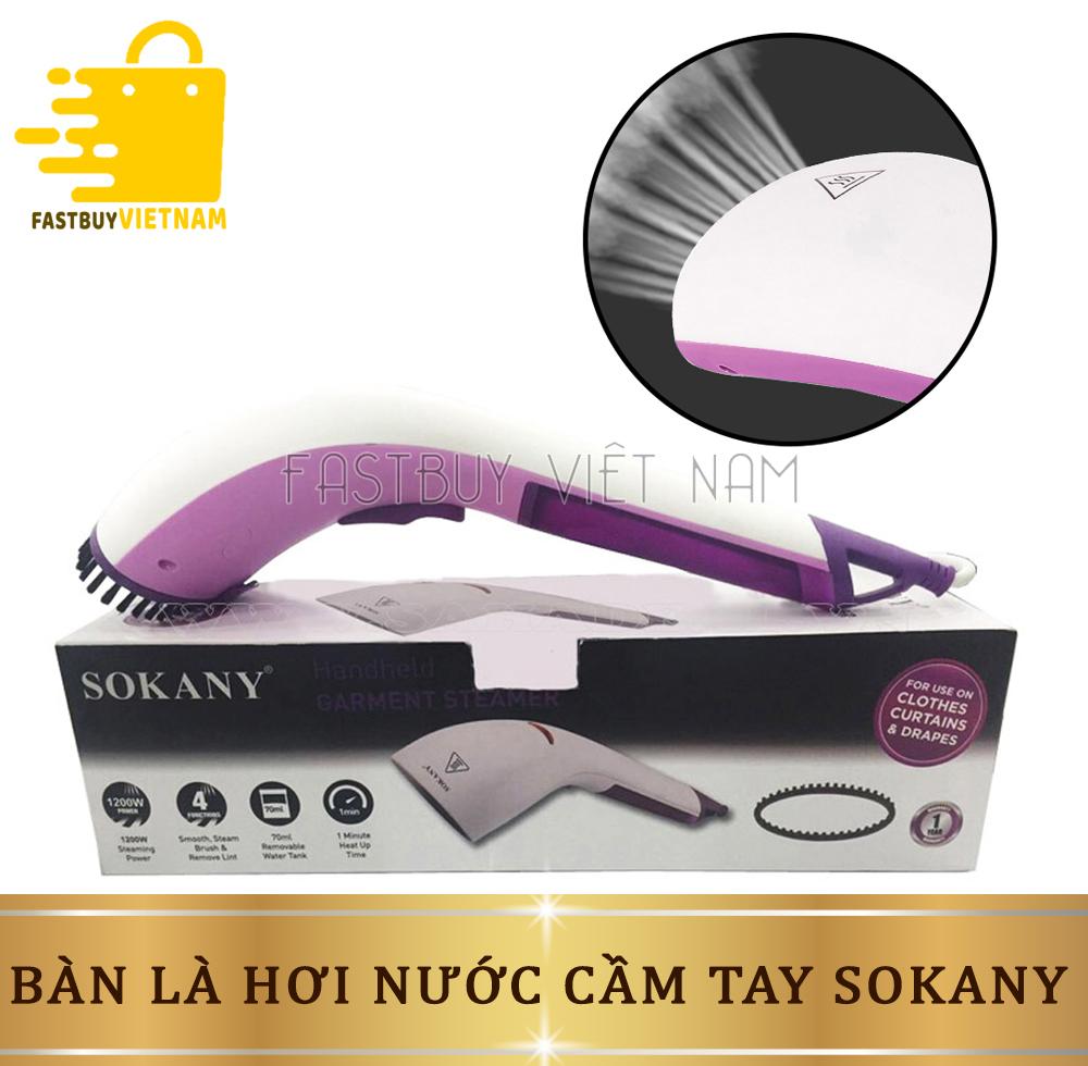 [Voucher 7% Max 800K]Bàn Là Hơi Nước Cầm Tay Cao Cấp SoKany  Kiểu Dáng Mới Mẻ, Sang Trọng Nhỏ Gọn Siêu Nhẹ Không Sợ Mỏi Tay