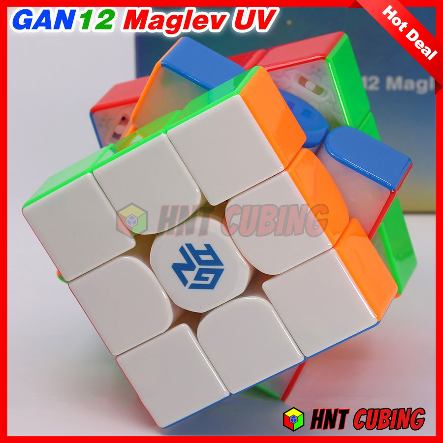 Rubik 3x3 cao cấp gancube 12m pro - gan 12 m series - hnt cubing
