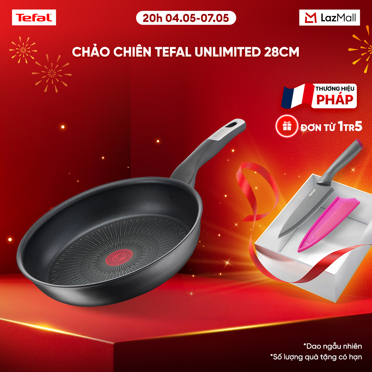 Chảo chiên Tefal Unlimited 28cm
