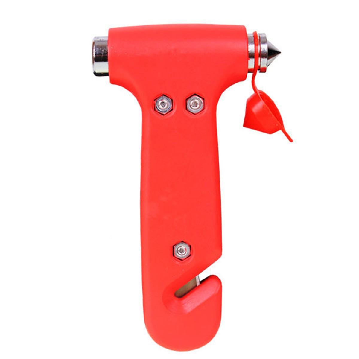 Búa đập Kính thoát hiểm, kèm Dao cắt Dây an toàn Cầm tay cho xe hơi ô tô tiện dụng loại 13 cm - Búa đập siêu nhỏ gọn, dao cắt mini