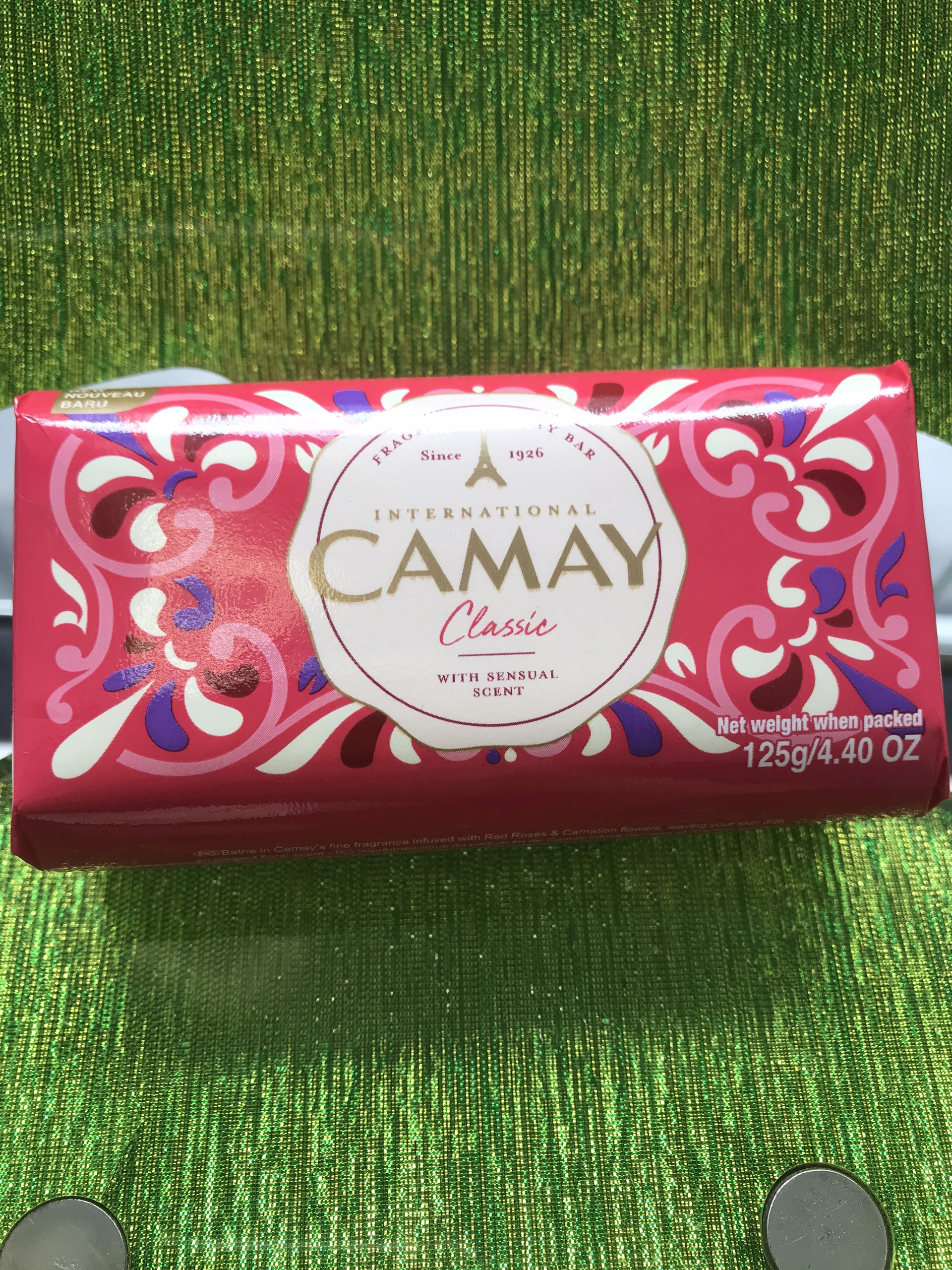 Cục Xà Phòng Tắm CAMAY Hương Nước Hoa 125g ( Mẫu mới) Date 2025