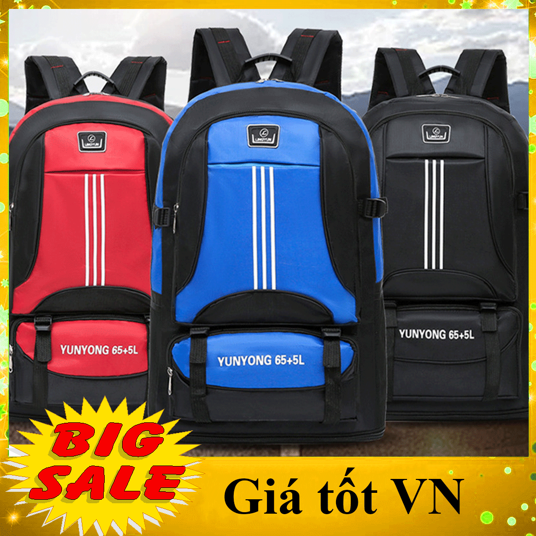 [MỞ RỘNG ĐÁY] Balo 70 lít dung tích lớn Thời Trang Du Lịch Leo Núi Đi Phượt, Túi hành lý đường dài