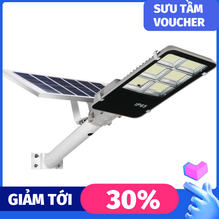  Đèn đường năng lượng mặt trời tấm pin rời 300W Có remote Có giá đỡ gắn đèn BH 12 tháng IP65 430 led 