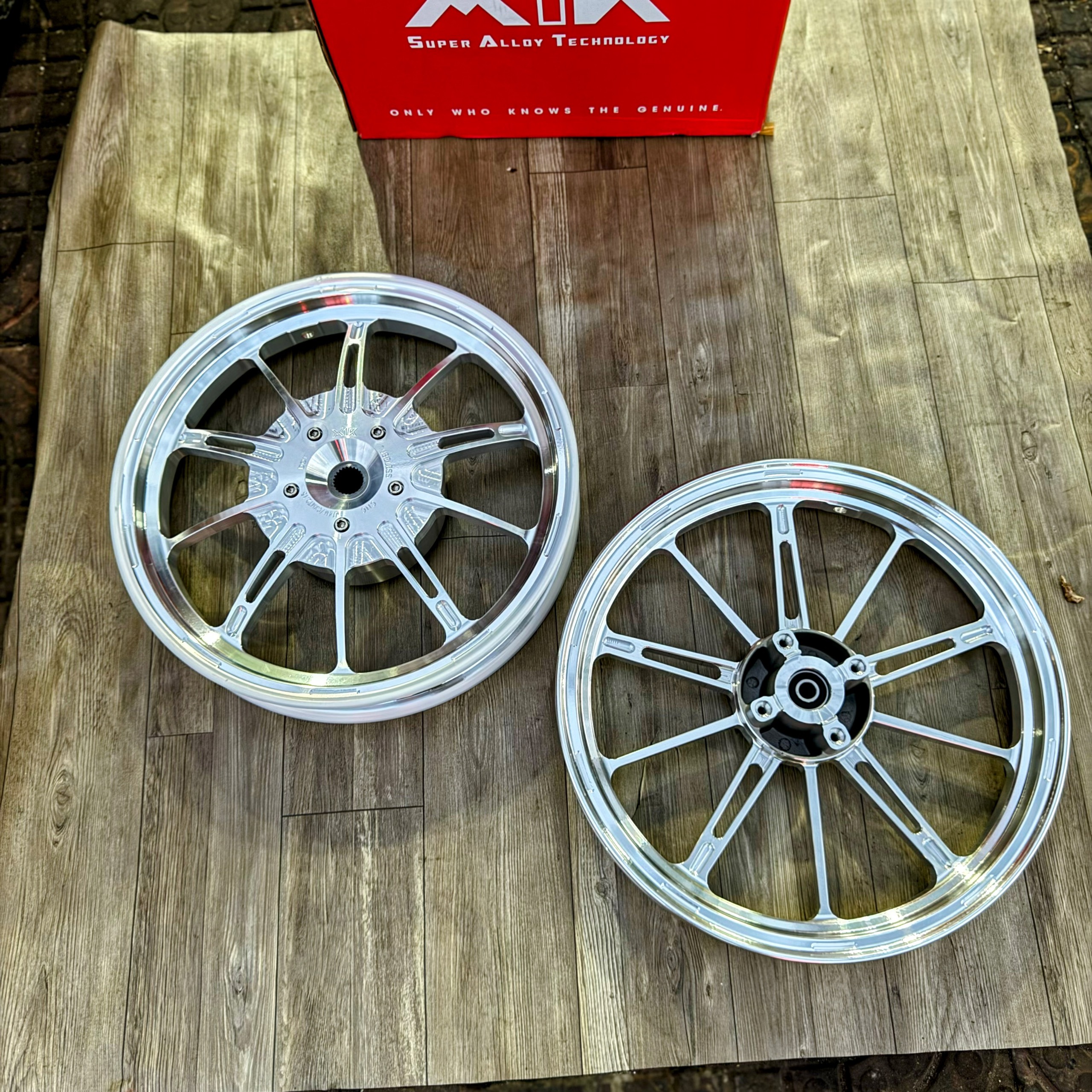 Mâm 10 cây X1r Crom Vario , Click Chính hãng lắp như zin