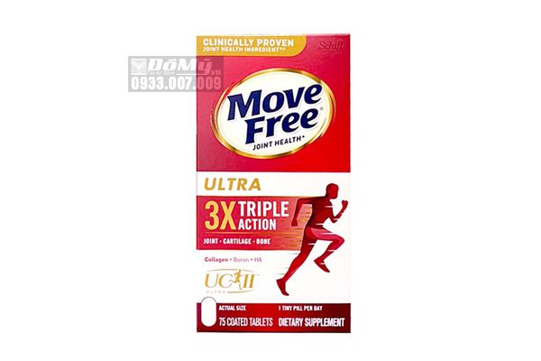 Viên uống bổ khớp Move Free Ultra 3x Triple Action 75 viên