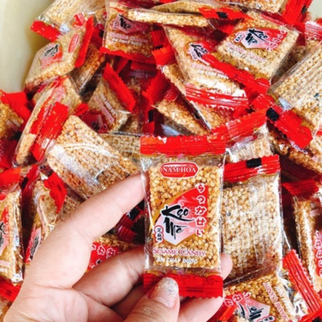Kẹo mè giòn mỏng trắng nam hoà 500g