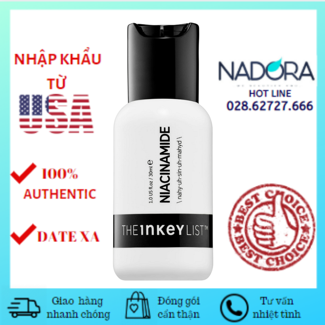 Tinh Chất Kiểm Soát Mụn, Giảm Thâm The Inkey List Niacinamide 30ml