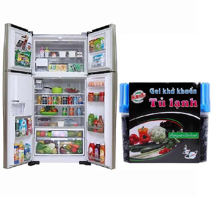 Khử mùi tủ lạnh than hoạt tính diệt khuẩn gúp đồ ăn tươi ngon hando 150g
