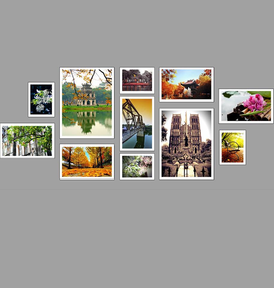 Binbin ka110 Hanoi Wall picture frame