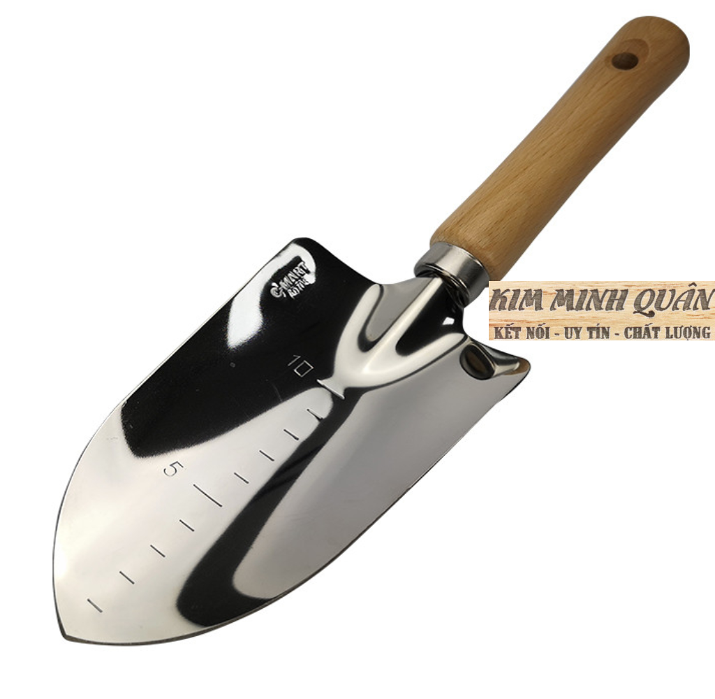 Xẻng làm vườn cầm tay inox cao cấp 280mm a0708 cmart