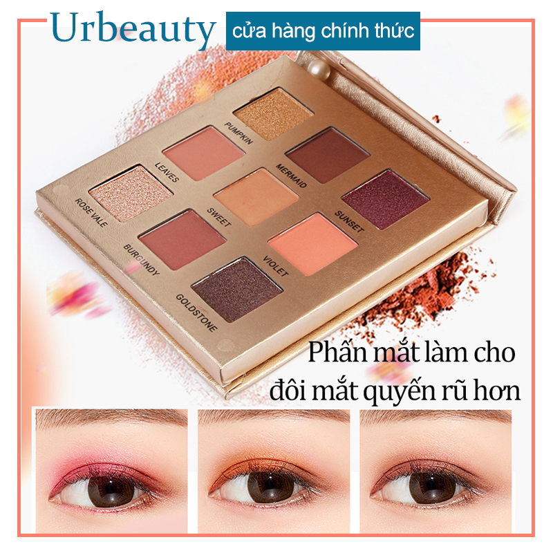 [HCM]【Urbeauty Mall】Set Phấn Mắt 9 Màu MAANGE Mini Eye Shadow Palette