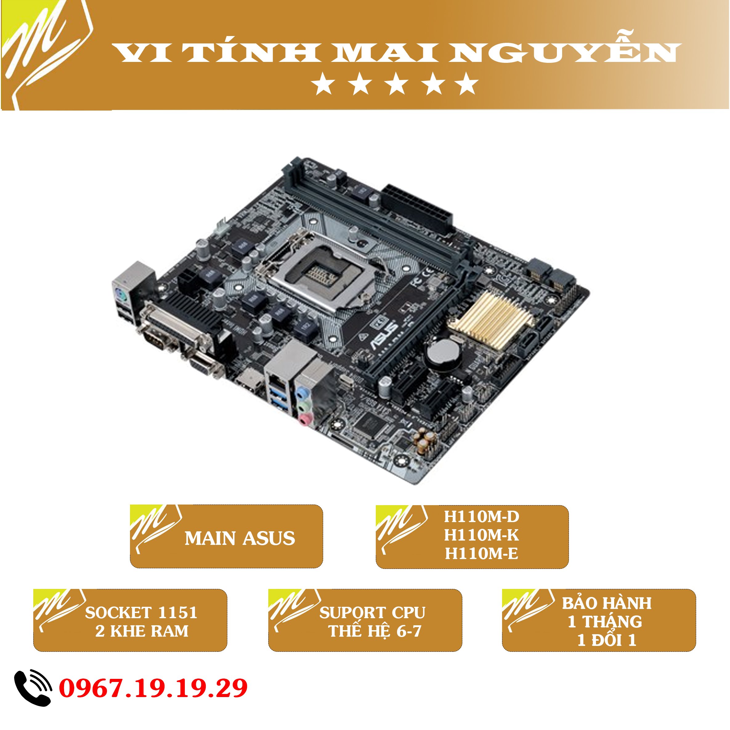 Mainboard asus h110, h310, b85. hàng đã qua sử dụng, bảo hành 1 tháng.