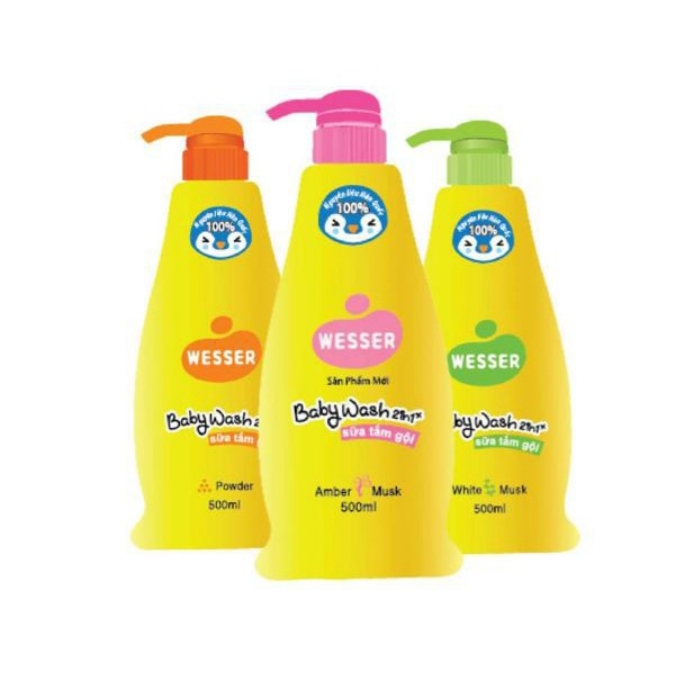 [HCM]Tắm gội Wesser 500ml