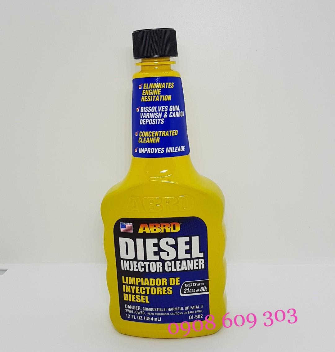 Dung dịch súc béc dầu abro-diesel injector cleaner 354ml