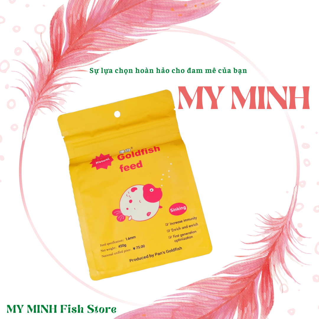 Cám cá vàng Pan, thức ăn goldfish, ranchu, oranda, ryukin, yuanbao