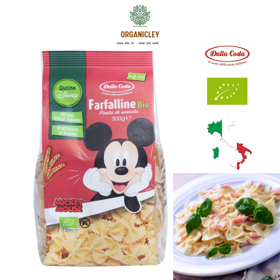 Organic Pasta Disney Farfalline Bio Dalla Costa 300g - Organicley