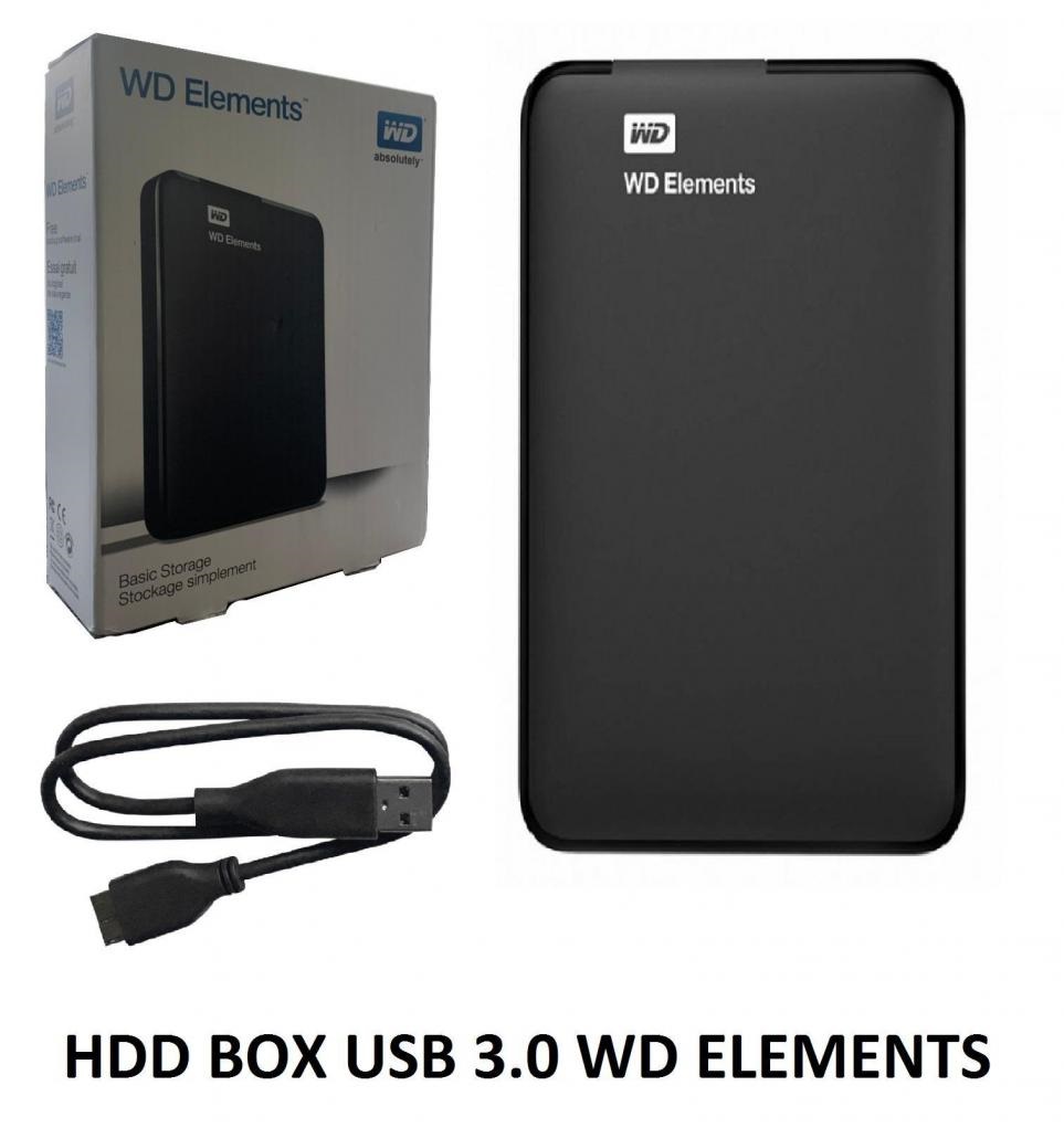 Ổ cứng di dộng 500GB 1TB 2TB WD HDD Western Digital Elements Portable 2.5" USB 3.0