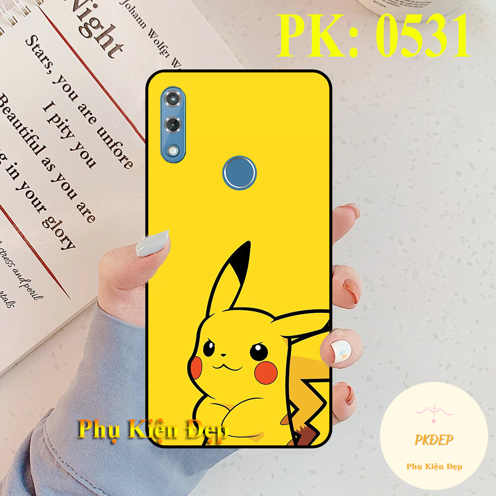 [HCM]Ốp lưng Vsmart Star 4 dẻo đen in hình Pikachu