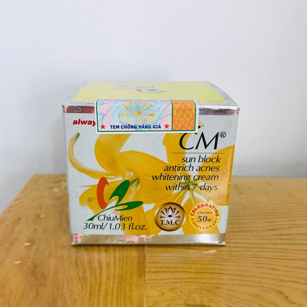 Kem Chiumen hoa lan ngừa mụn