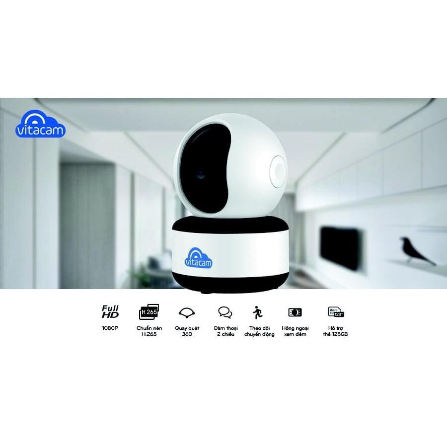 Camera ip wifi vitacam c1290pro 3.0mp ultra hd chính hãng