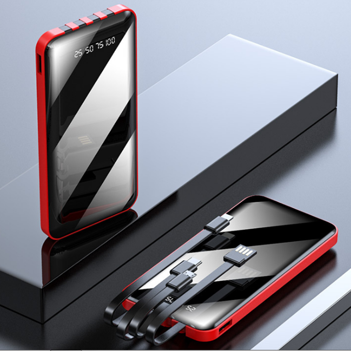 [Bảo Hành Chính Hãng] Sac Du Phong, sạc dư phòng 4 cổng dung lượng 10000MAH, PIN SẠC DỰ PHÒNG OPPO mặt lưng kính cường lực siêu bền