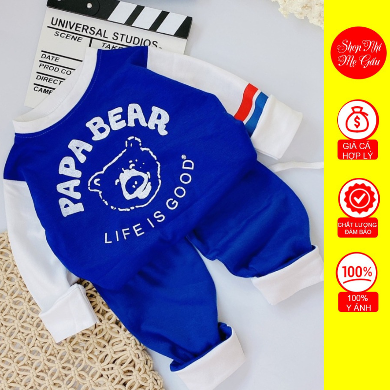 Bộ thu đông cho bé, chất nỉ da cá phối màu bắt mắt cho bé yêu chất dày dặn, mẫu đẹp
