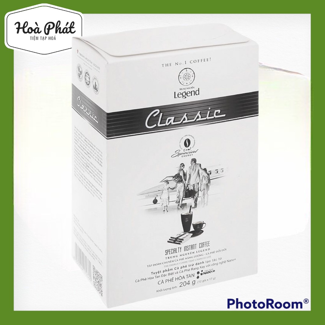 Cà phê hòa tan Trung Nguyên Legend Classic 204g