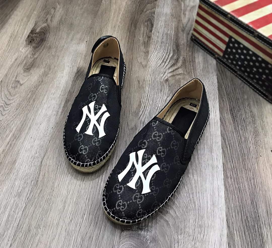 Giày slipon nam cói ny thêu 4951