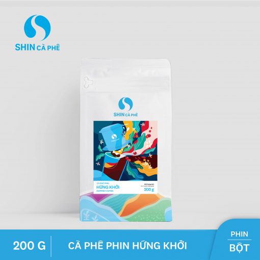 Shin cà phê - cà phê phin hứng khởi - 200 gram
