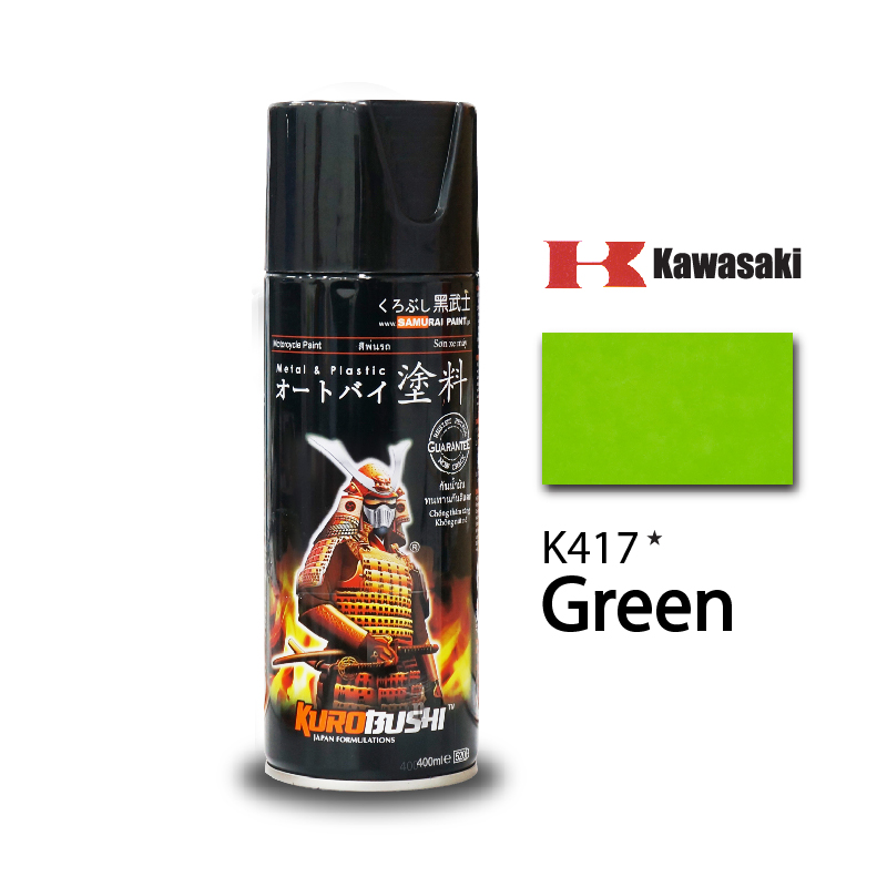 Sơn xịt Samurai K417 màu xanh lá cây