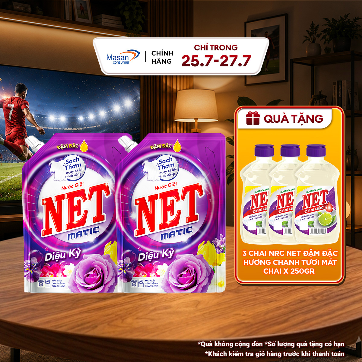 [Chọn loại] Combo 2 Nước giặt NET Matic túi x 3kg