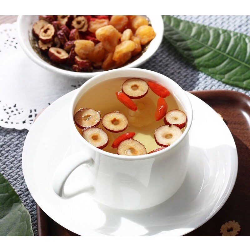 Trà Dưỡng Tâm - Trà Thảo Mộc Giữ Dáng Đẹp Da (Gồm: Long nhãn - Kỷ tử - Táo đỏ) - Hương Thảo Mộc