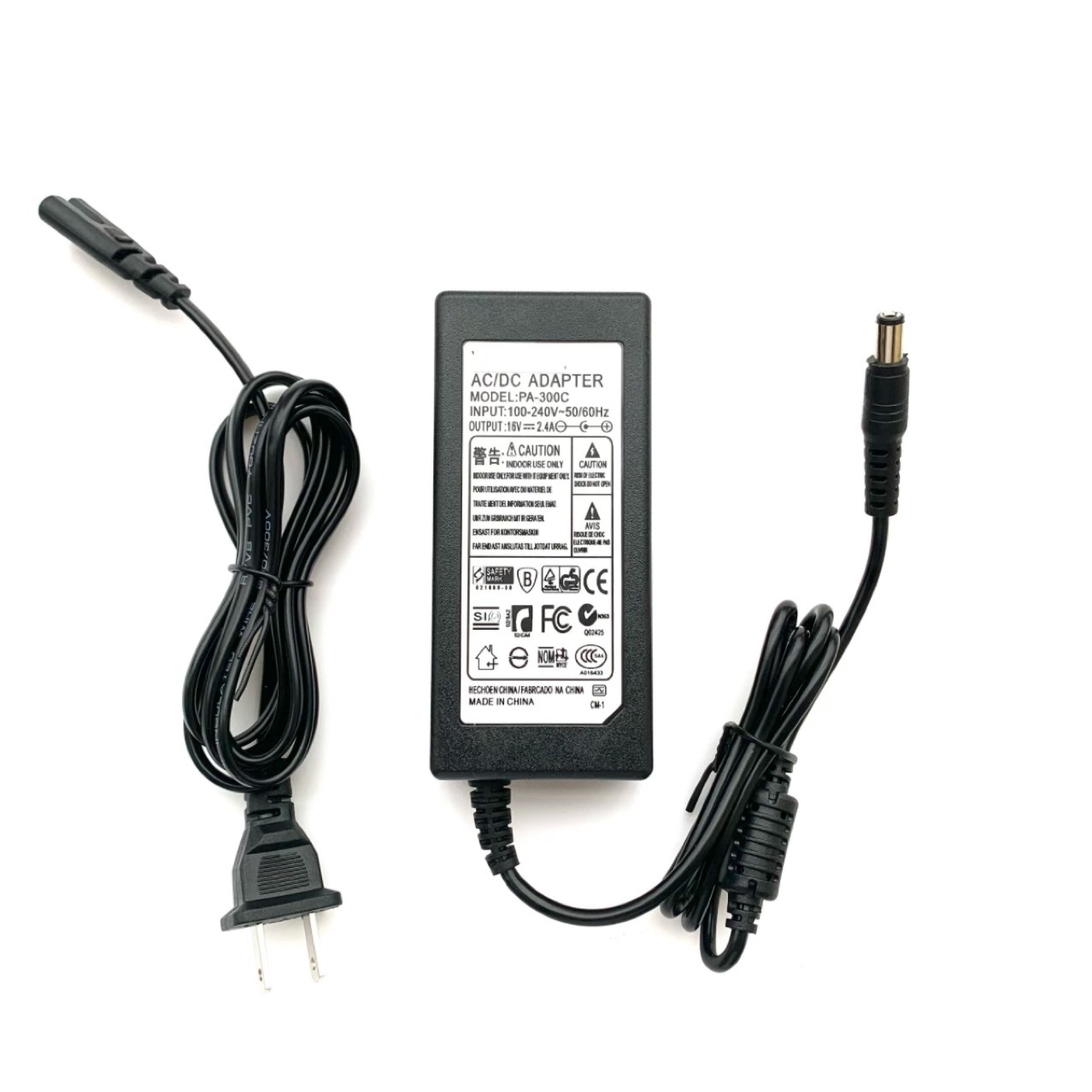 16V2.4A Đàn Organ Điện Tử Yamaha PSR-S650 S550  Bộ Đổi Nguồn PA-300 301PA  Nguồn Điện