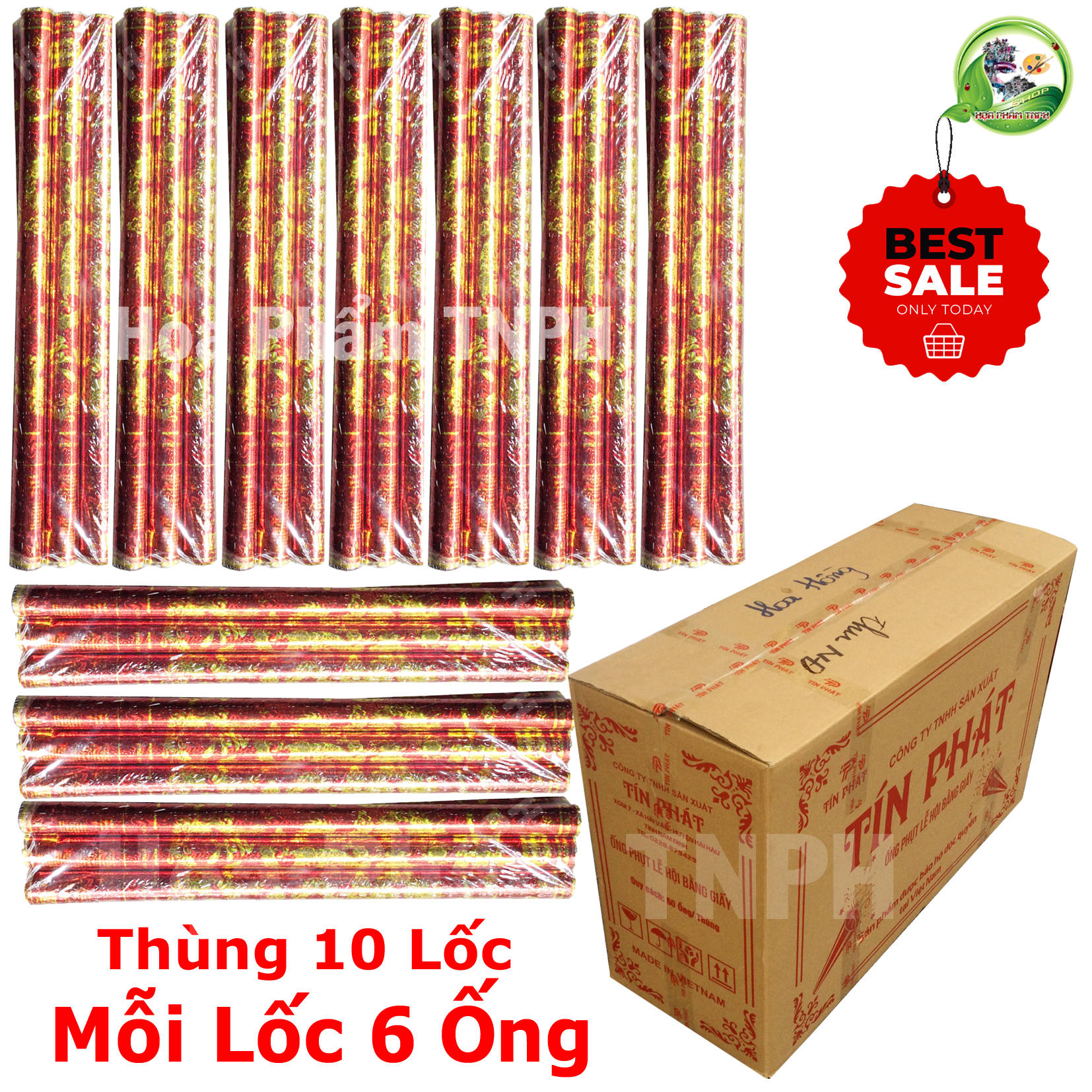 Thùng 10 Lốc 60 Ống Phụt Lễ Hội Bằng Giấy Kim Tuyến Ngũ Sắc Lấp Lánh Cao Cấp Phụ Kiện Tuyệt Đẹp Dành Cho Đám Cưới Sinh Nhật Cây Dài 78 cm Thích Hợp Hội Nghị Khai Trương Party Mang Lại Cảm Giác Hạnh Phúc Vui Vẻ Sôi Động