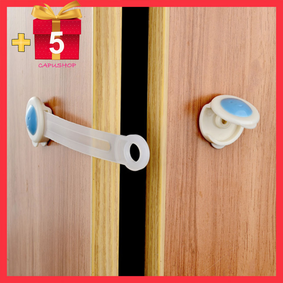 Dây Khóa Gài Tủ Lạnh/ Ngăn Kéo/Tủ Đồ (Loại Dẻo) chống trẻ em nghịch mở [KHÓA TỦ DẺO]